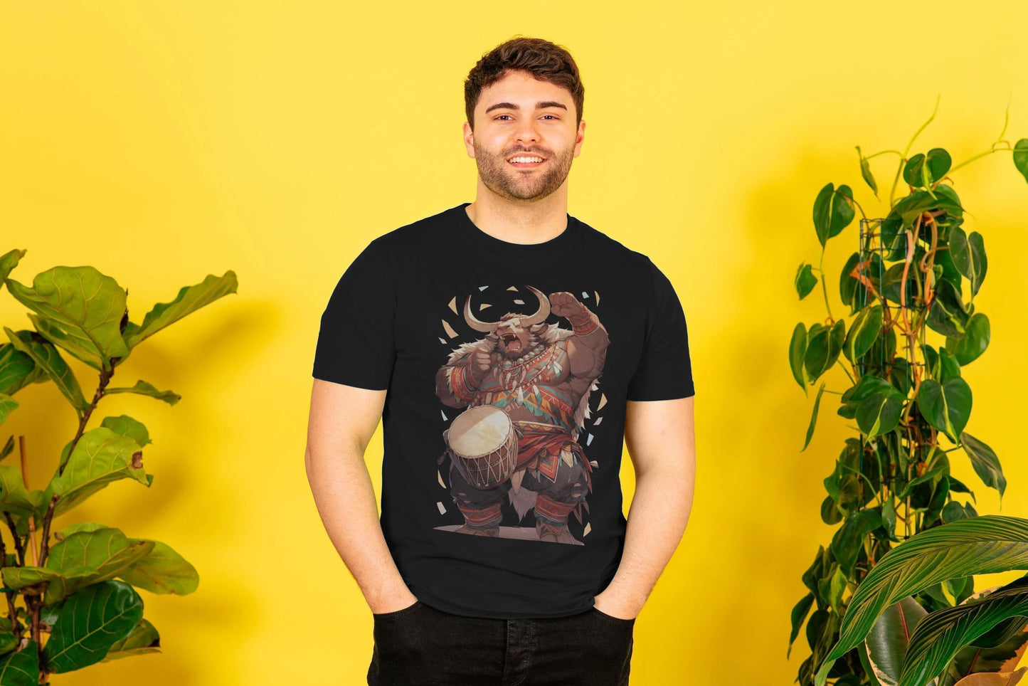 World of Warcraft Tauren Drummer T-Shirt – For the Horde!