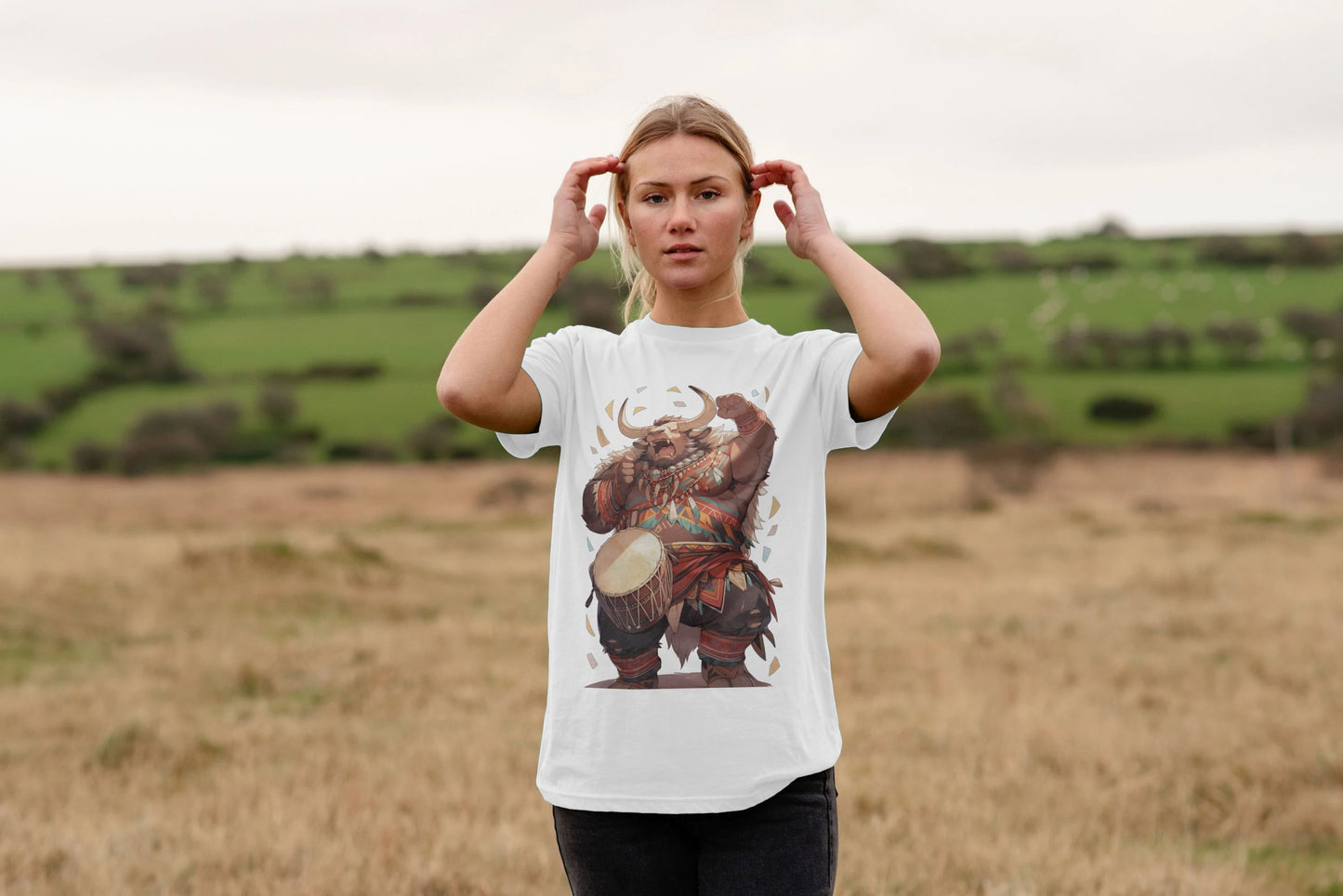 World of Warcraft Tauren Drummer T-Shirt – For the Horde!
