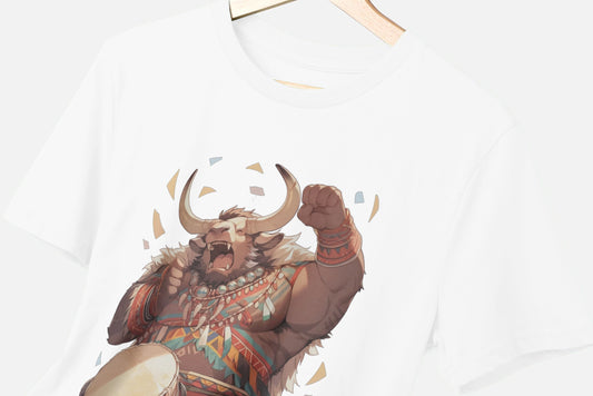 World of Warcraft Tauren Drummer T-Shirt – For the Horde!